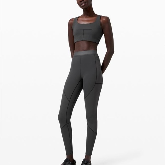 Lululemon LAB Esker Tight Leggings 28" size 6 EUC - Picture 1 of 8